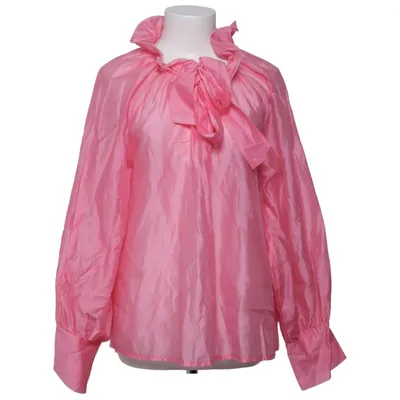 Knytblus (Rosa) från Aroma Lyocell, Polyester