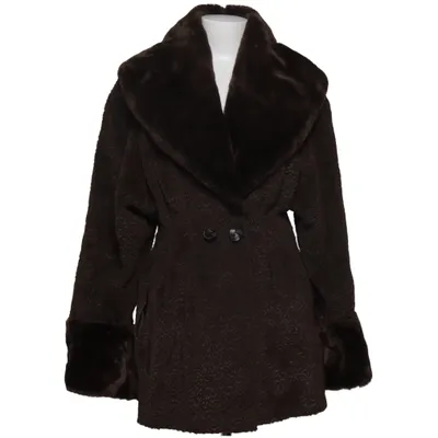 Winter coat (Brown) from Ultra Flirt Acetate, Acrylic