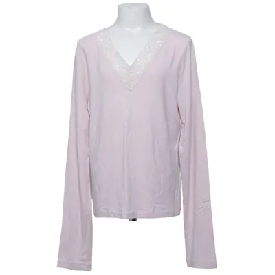 T-shirt à manches longues (Rose) de Gina Tricot Élasthane, Viscose