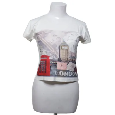 T-shirt (Beige, Multicolored) from Oxygene Polyester
