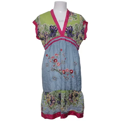 Robe (Gris, Multicolore) de Johnny Was Soie