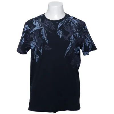 T-shirt (Blauw, Zwart) van Pier One Gerecycled katoen