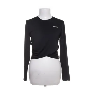 Crop top (Svart) från Strömberg Elastan, Återvunnen polyester