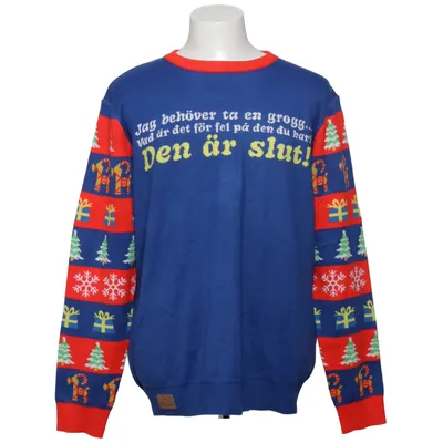 Christmas sweater (Blue, Red, Multicolored) from Svensk Husman Acrylic