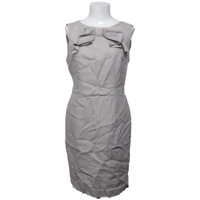 Jurk (Beige) van Warehouse Acetaat, Linnen