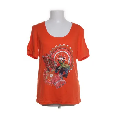 T-shirt (Orange, Flerfärgad) från Coline Elastan, Viskos