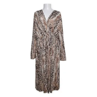 Dress (Brown, Black, White, Multicolored) Polyester