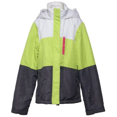 Manteau de ski (Gris, Vert, Blanc) de Crane Kids Polyester