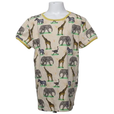 T-shirt (Beige, Flerfarvet) fra Duns Sweden Økologisk bomuld