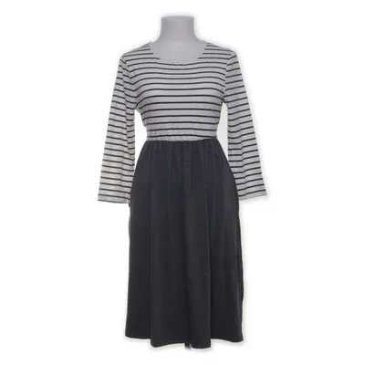 Robe longue (Gris, Blanc) de Kojooin Élasthane, Polyester, Viscose