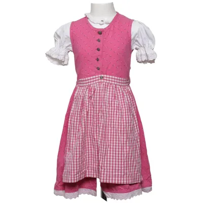 Dirndl (Pink, Hvid, Flerfarvet) fra Usar Trachten Bomuld