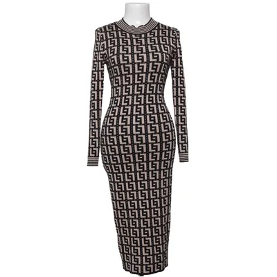 Maxi dress (Black, Beige) from Retro & Icone