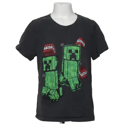 T-shirt (Grijs, Meerkleurig) van Minecraft Katoen