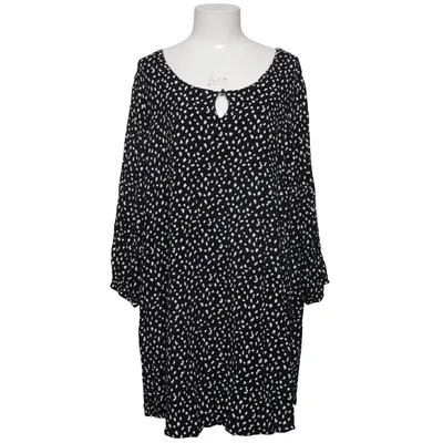 Dress (Black, White, Multicolored) from Janina Curved Viscose