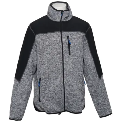 Fleece jacket (Gray, Black) from Toptex Pro Elastane, Polyester