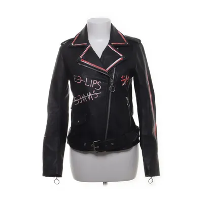 Veste de motard (Noir, Rouge, Blanc) de Zara Basic Outerwear Coton, Polyester, Viscose