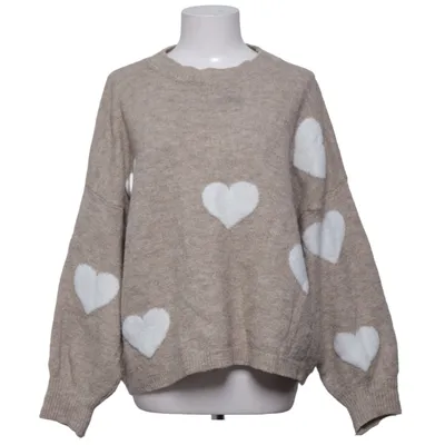Pull-over (Beige, Blanc) de Marta Acrylique, Viscose, Laine