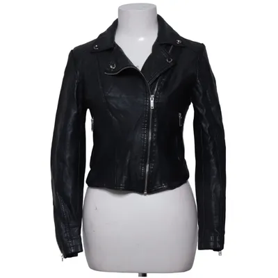 Bikerjakke (Sort) fra House Collection Polyester
