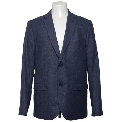 Blazer (Bleu) de H&M Modern Classic Laine, Lin, Polyester