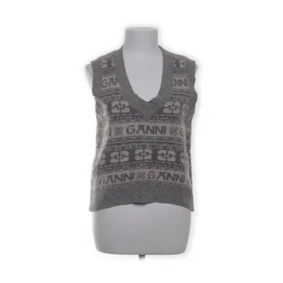 Slipover (Grå, Beige) från Ganni Ull