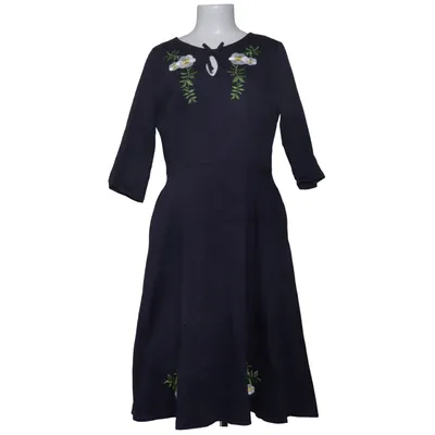 Robe (Bleu) de Collectif Vintage Coton, Élasthane
