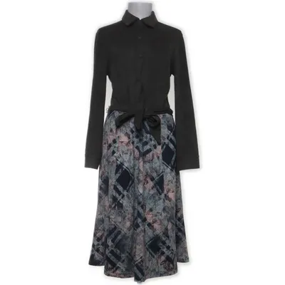 Shirt dress (Green, Multicolored) from K Design Elastane, Polyester
