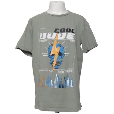 T-shirt (Grön, Flerfärgad) från Stop + Go Bomull