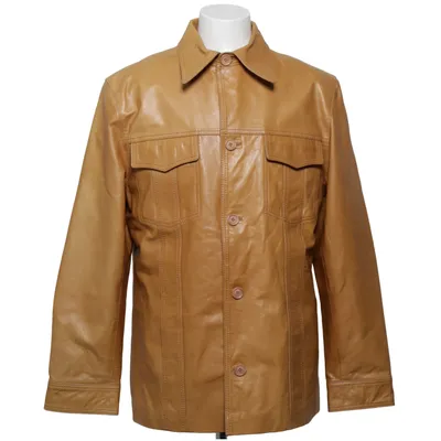 Veste en cuir (Beige) de East West Cuir