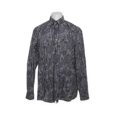 Shirt (Black, White) from Bonita Men Cotton, Polyester