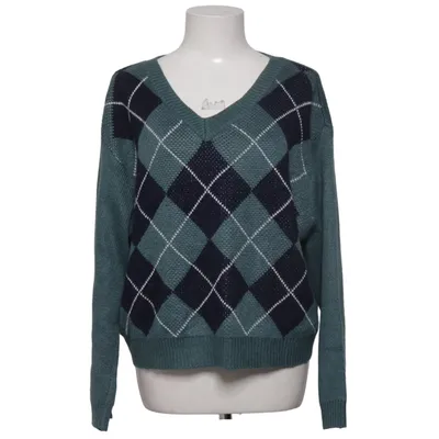 Pullover (Green, White, Blue) from Romwe Acrylic