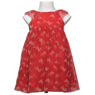 Brudnäbbsklänning (Röd, Flerfärgad) från Isaac Mizrahi Bomull, Polyester