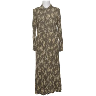 Shirt dress (Green, Yellow) from Natura Viscose