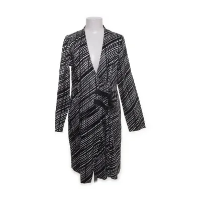 Wrap dress (Black, White) from Leon Acetate, Cotton
