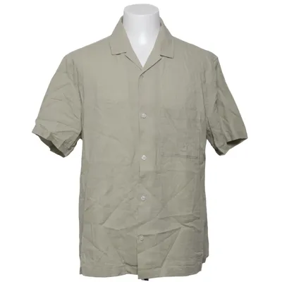 Korte mouwen shirt (Groen) van H&M Katoen, Linnen