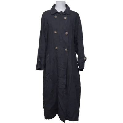 Trenchcoat (Grijs) van Linen Attitude Linnen