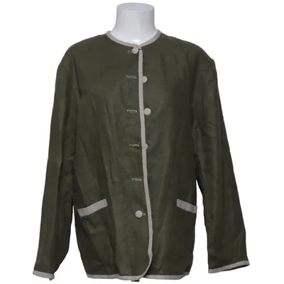 Blazer (Green, Beige) from Maria Maruschka Linen