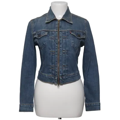 Denimjakke (Blå) fra Levi Strauss & Co Bomuld, Elastan