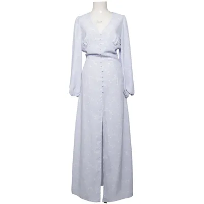 Långklänning (Blå, Vit) från Nelly x Glamorous Polyester