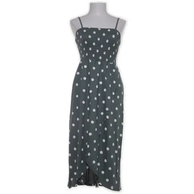 Långklänning (Grön, Vit) från Up2Fashion Bomull, Viskos