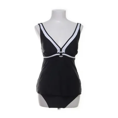 Tankini (Sort, Hvid) fra THOM Elastan, Polyamid, Polyester