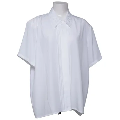 Chemise à manches courtes (Blanc) de Nocetta Polyester