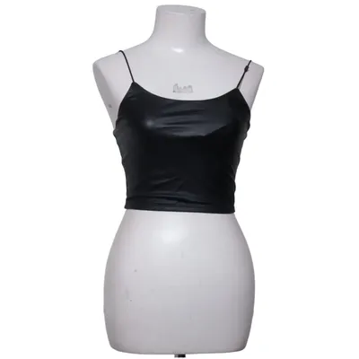 Crop top (Black) from Fashion Nova Elastane, Polyester, Viscose