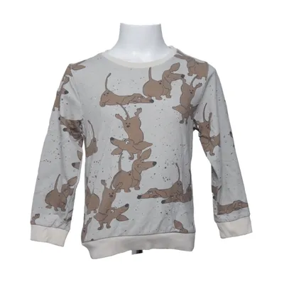 Sweatshirt (Beige, Marron) de Name It Élasthane, Coton biologique