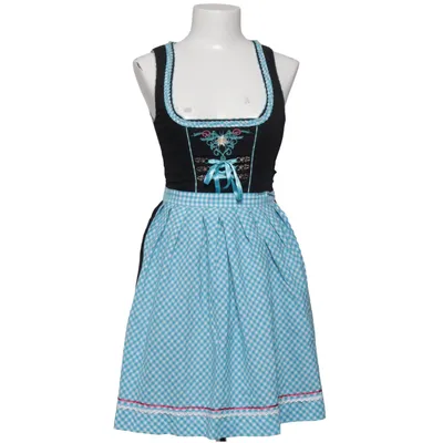 Dirndl (Sort, Blå, Hvid) fra Stockerpoint Bomuld, Polyester