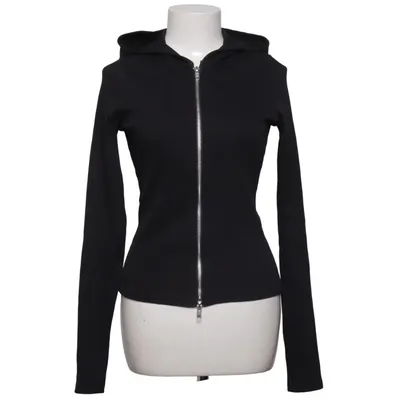 Huvtröja (Cut Tight Zip Hoodie) från Weekday Bomull, Elastan