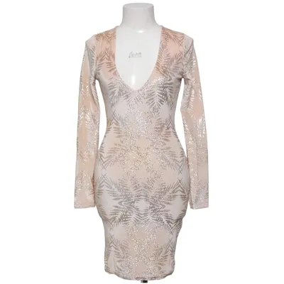 Robe de cocktail (Beige, Or) de NLY One Élasthane, Polyester