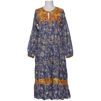 Maxi dress (Blue, Yellow, Multicolored) from Zara Cotton, Viscose