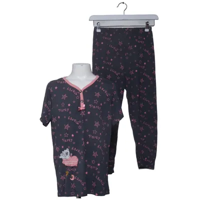 Pyjama (Grau, Pink) von Joanna Polyester, Viskose