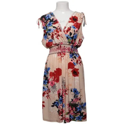 Dress (Beige, Multicolored) from Holly's Polyester