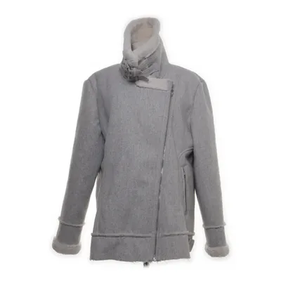 Shearlingjacka (Grå, Vit) från Dorothy Perkins Akryl, Polyester, Ull